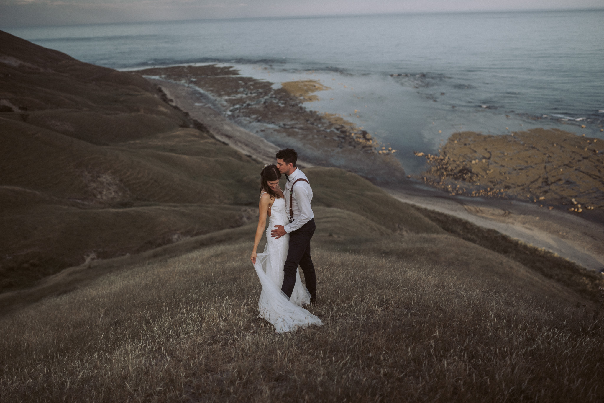 Cliff top elopement