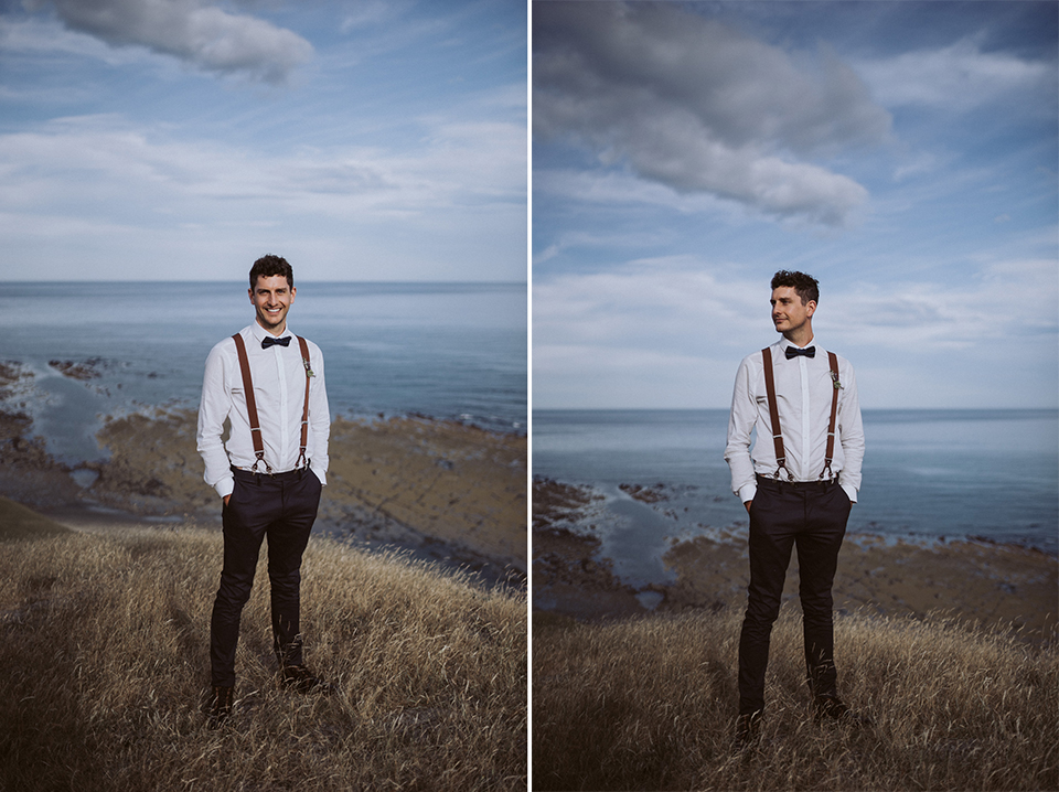 Cliff top elopement