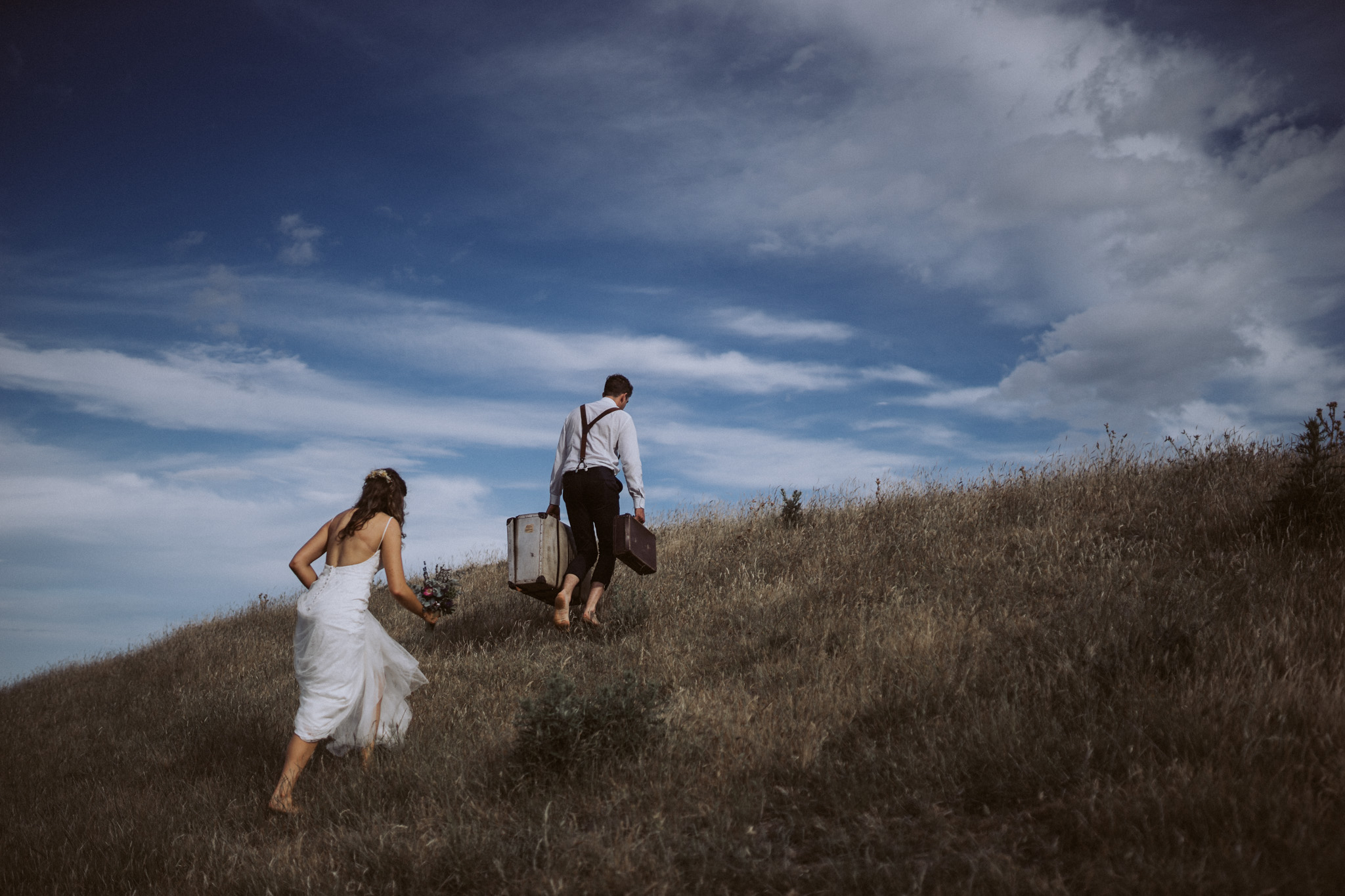 Cliff top elopement