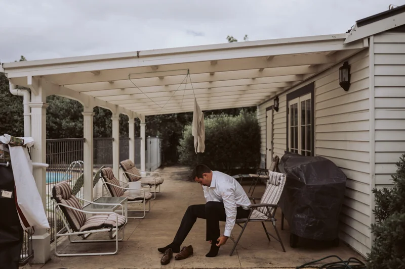 Georgie + Glenn // Backyard Wedding