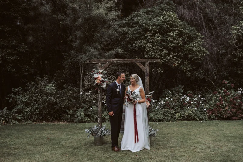 Georgie + Glenn // Backyard Wedding