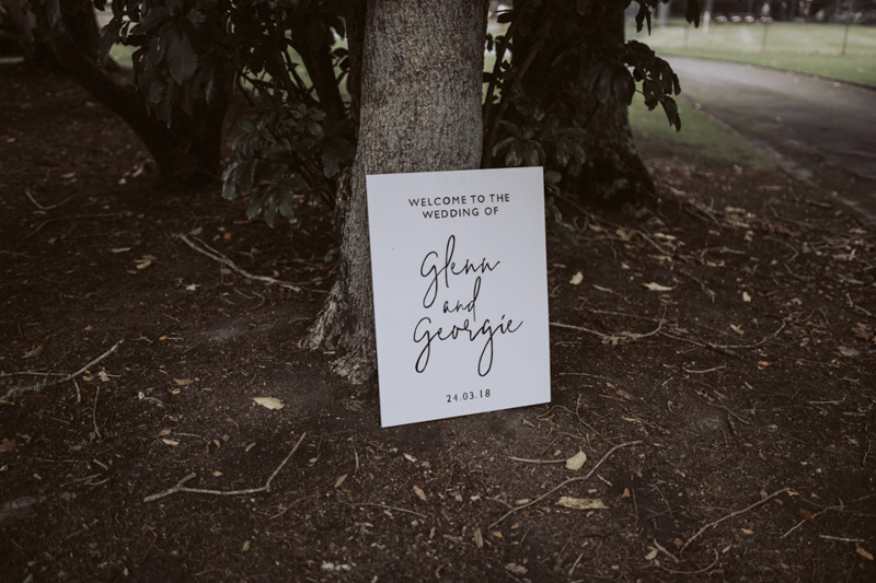 Georgie + Glenn // Backyard Wedding