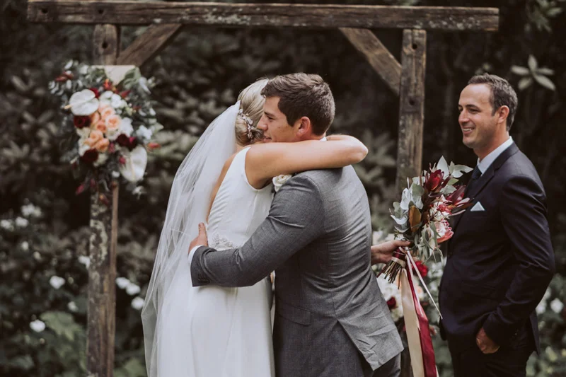 Georgie + Glenn // Backyard Wedding