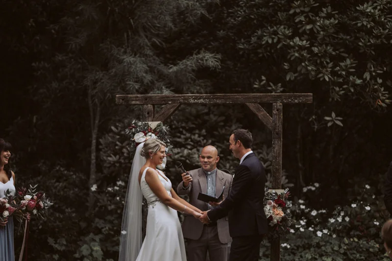 Georgie + Glenn // Backyard Wedding