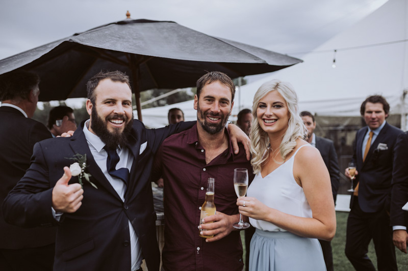 Georgie + Glenn // Backyard Wedding