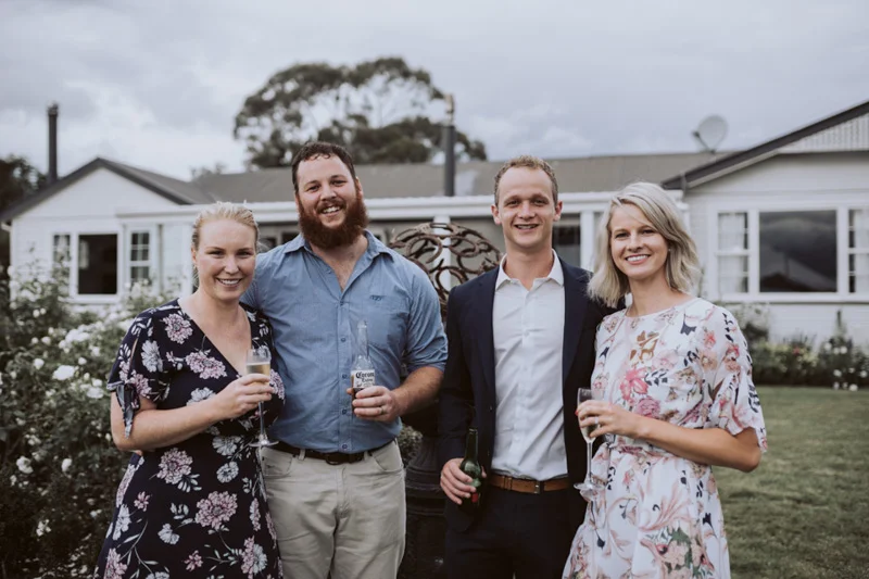 Georgie + Glenn // Backyard Wedding