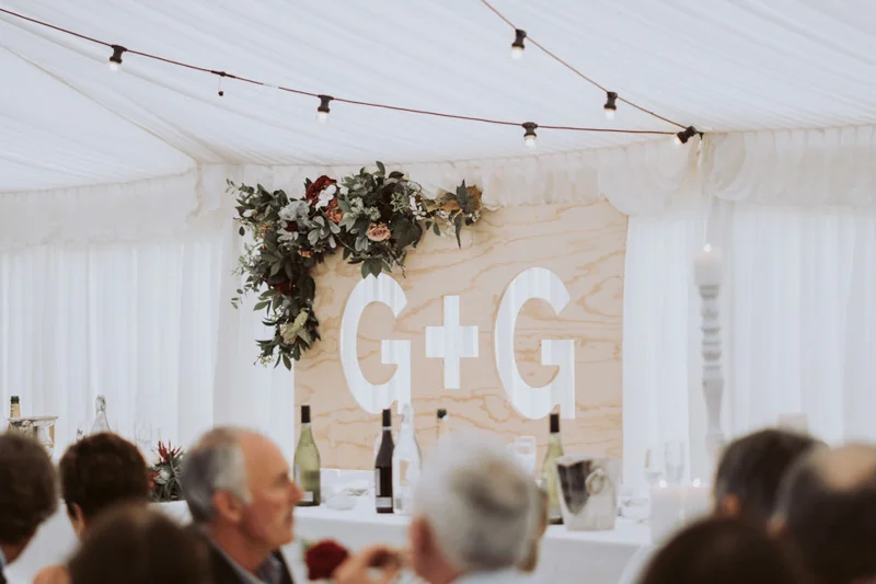 Georgie + Glenn // Backyard Wedding