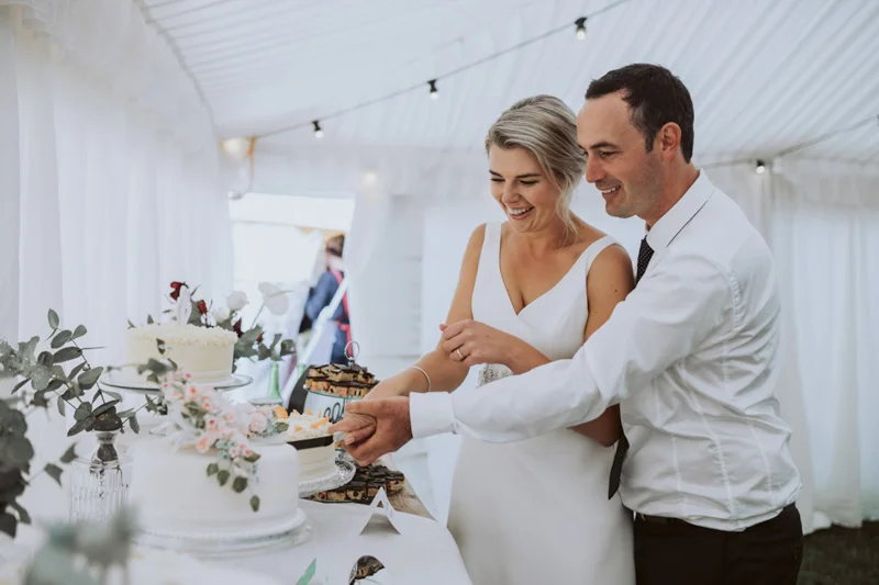 Georgie + Glenn // Backyard Wedding