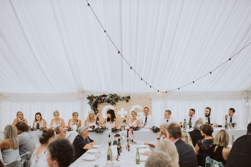 Georgie + Glenn // Backyard Wedding