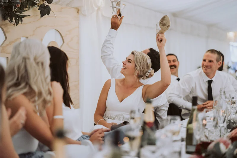 Georgie + Glenn // Backyard Wedding