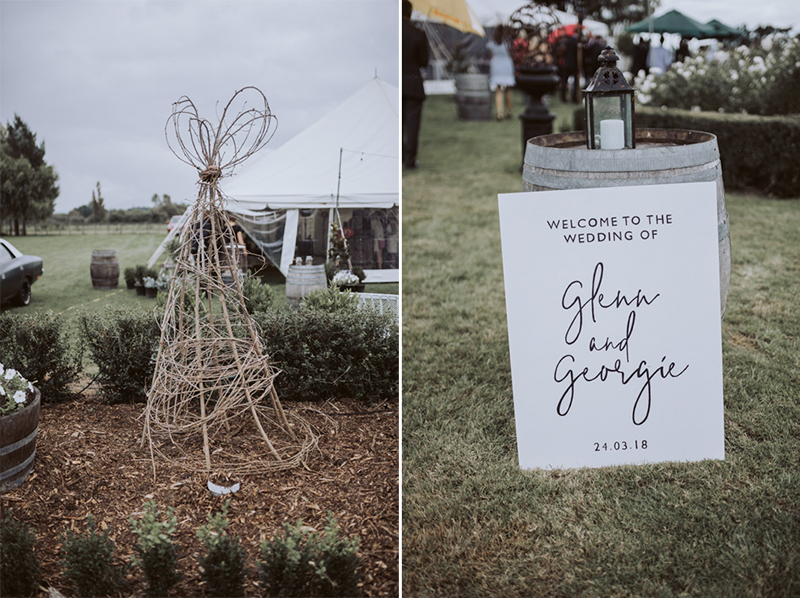 Georgie + Glenn // Backyard Wedding