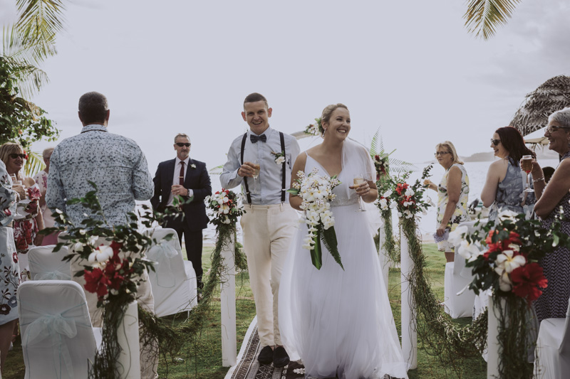 Lou + Win's wedding on Malolo Island, Fiji