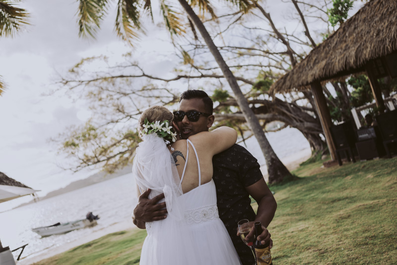 Lou + Win's wedding on Malolo Island, Fiji