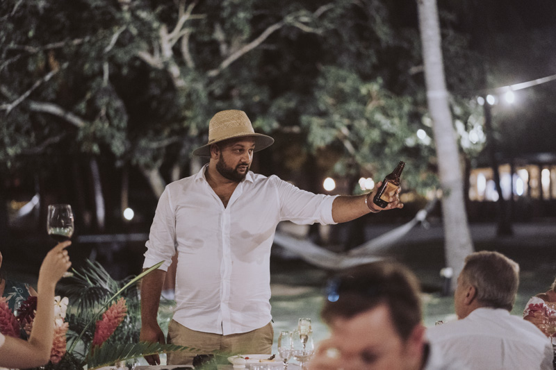 Lou + Win's wedding on Malolo Island, Fiji