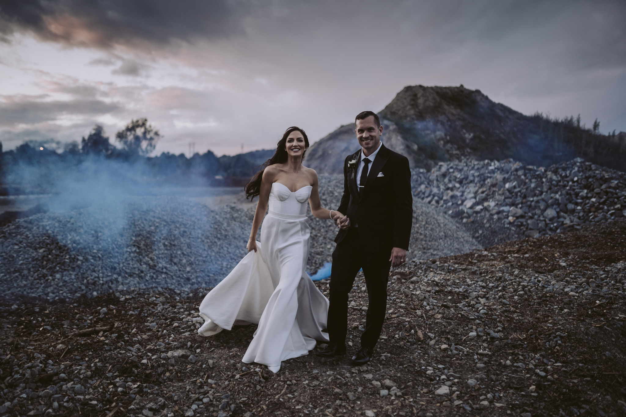 Polly + Rhys, looking bloody stunning!