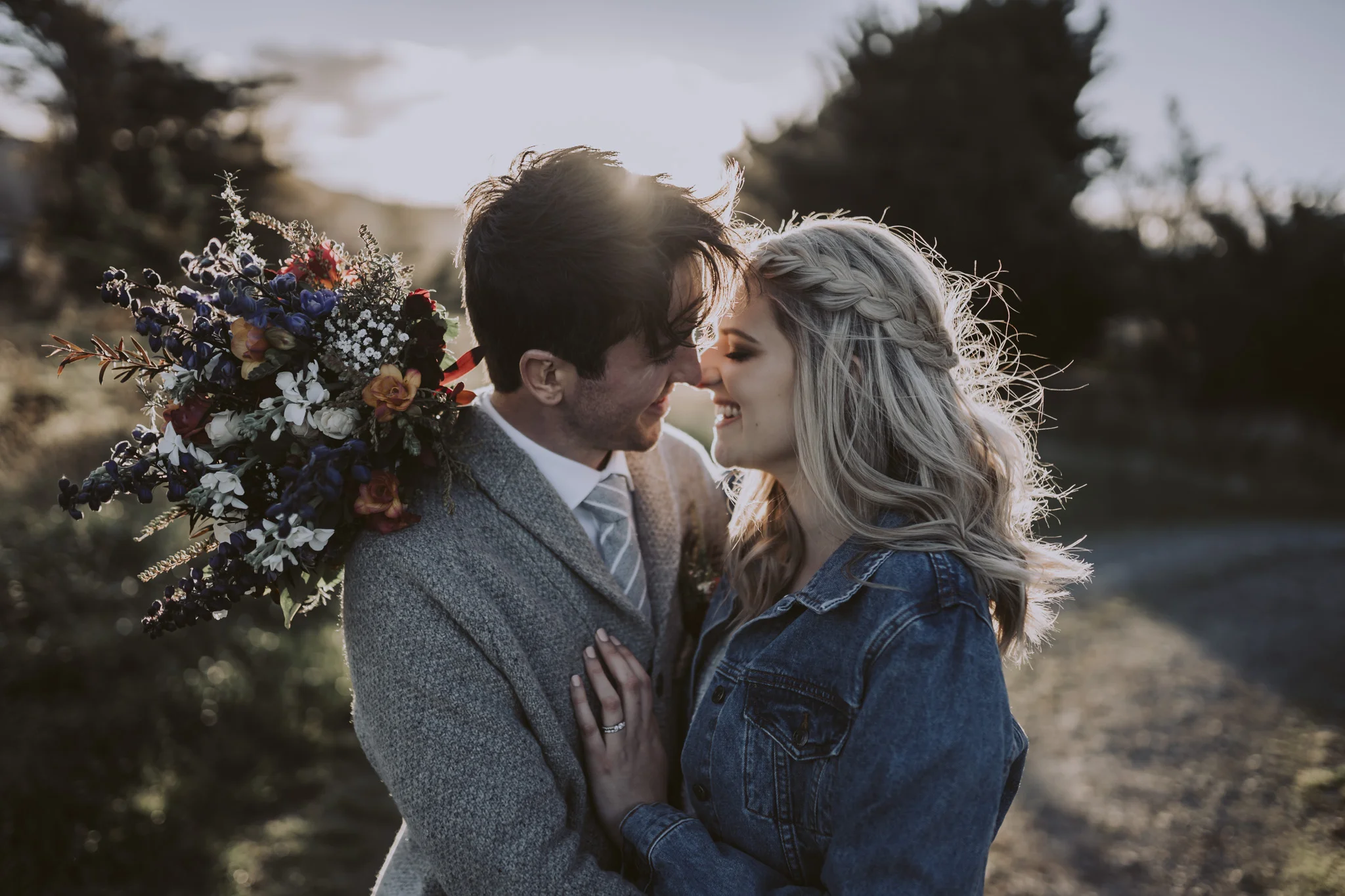 Meredith + Braeden winter wedding at Tarureka Estate