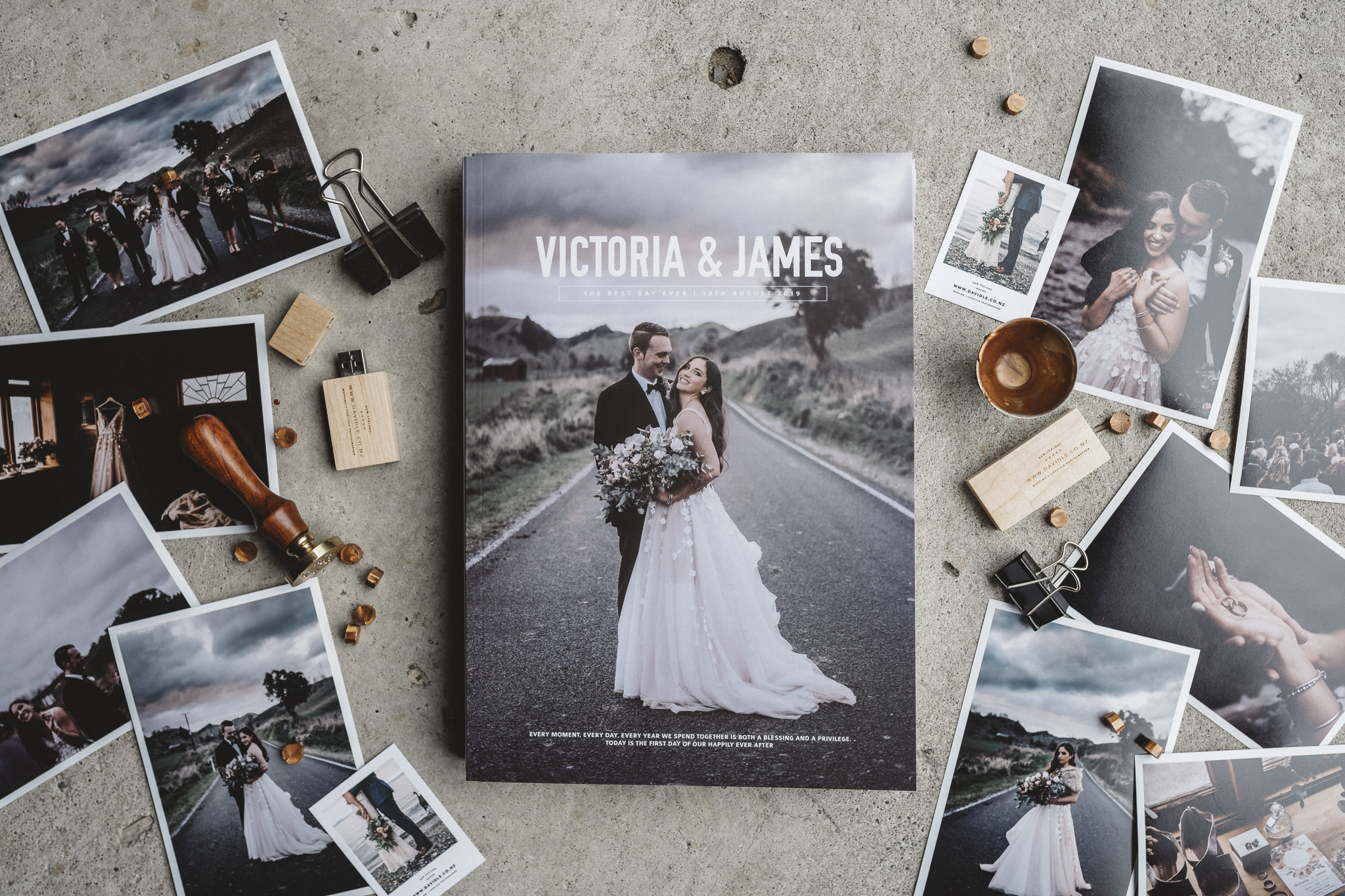 New Zealand Premium Wedding Magazine Albums
