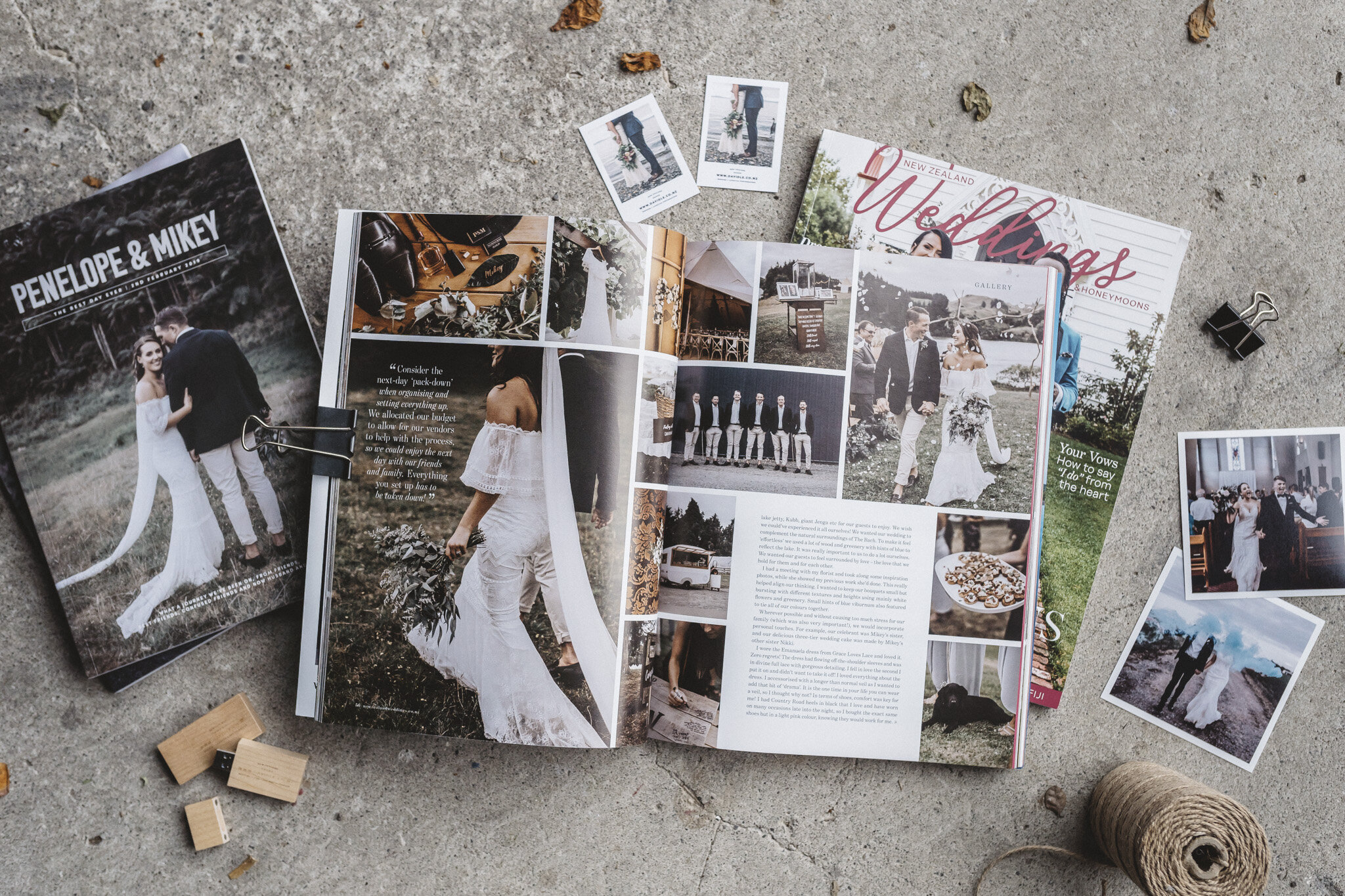 New Zealand Weddings Magazine featuring David Le www.davidle.co.