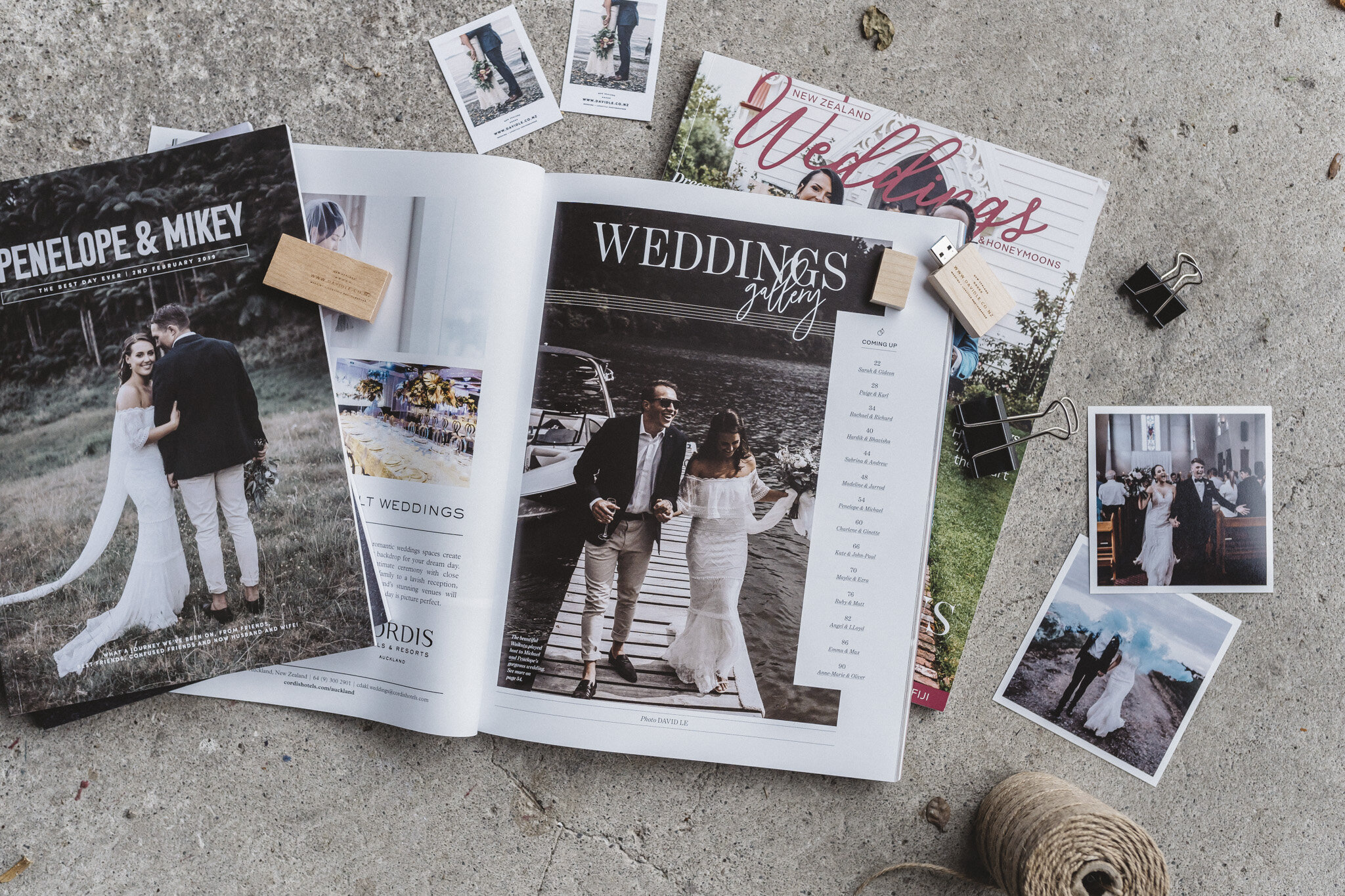 New Zealand Weddings Magazine featuring David Le www.davidle.co.