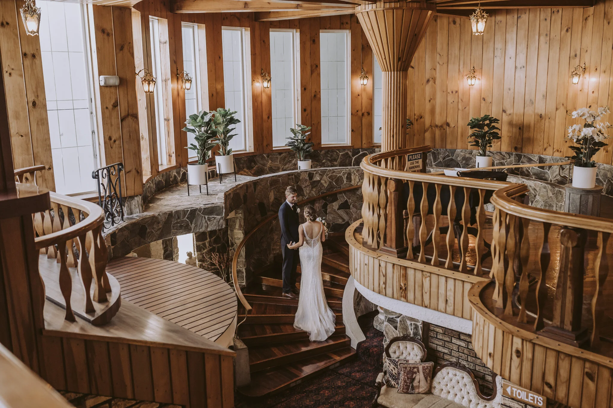 Dion and Katelyn married at Wallaceville House, Wellington