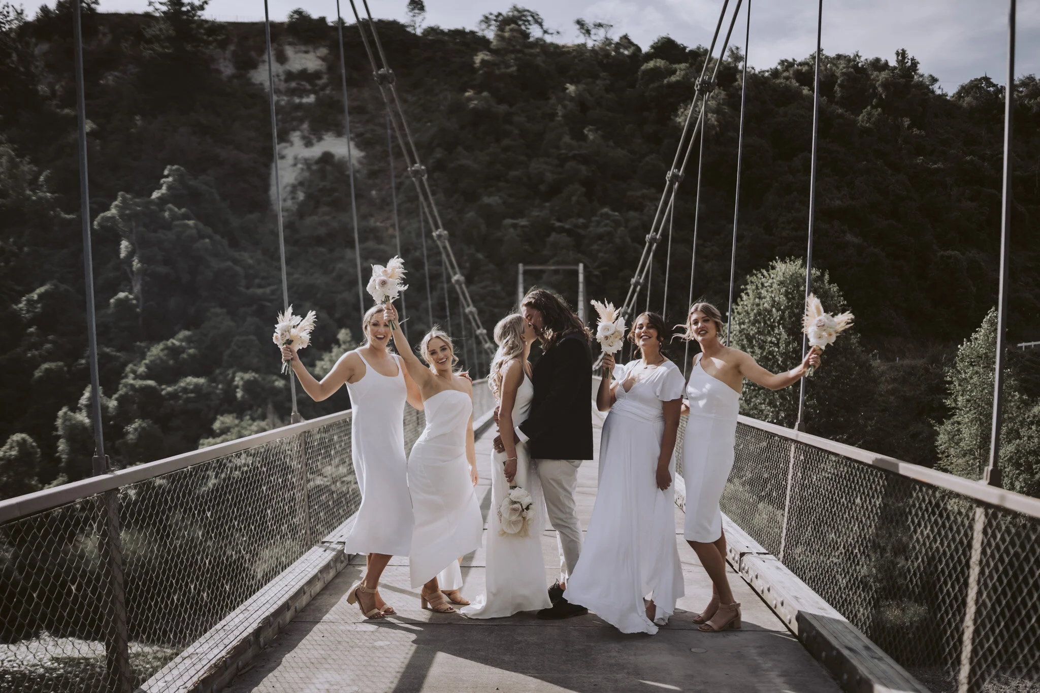 Kate + Hamish backyard wedding in Mangaweka