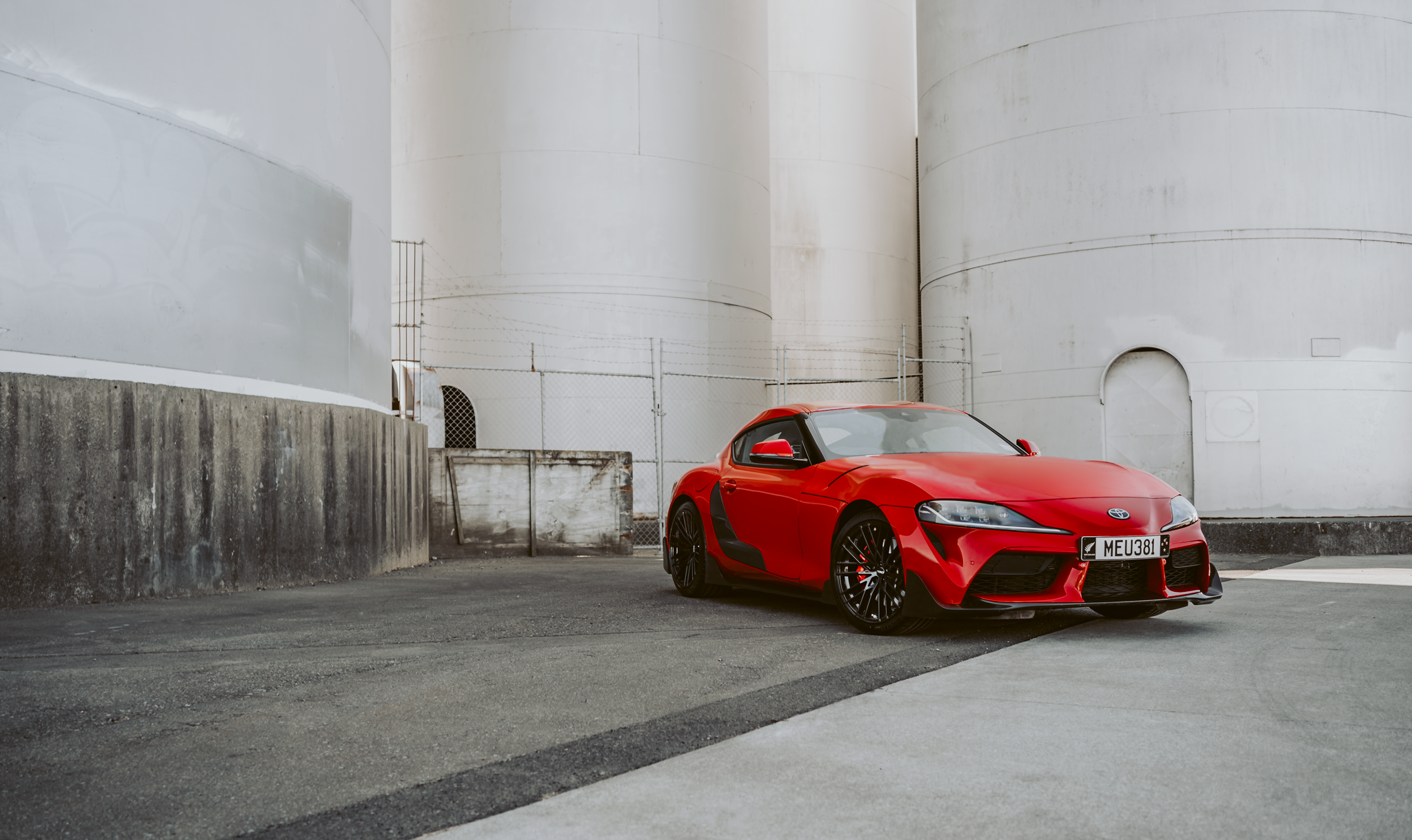 The 2020  Toyota Supra  GR TRD edition