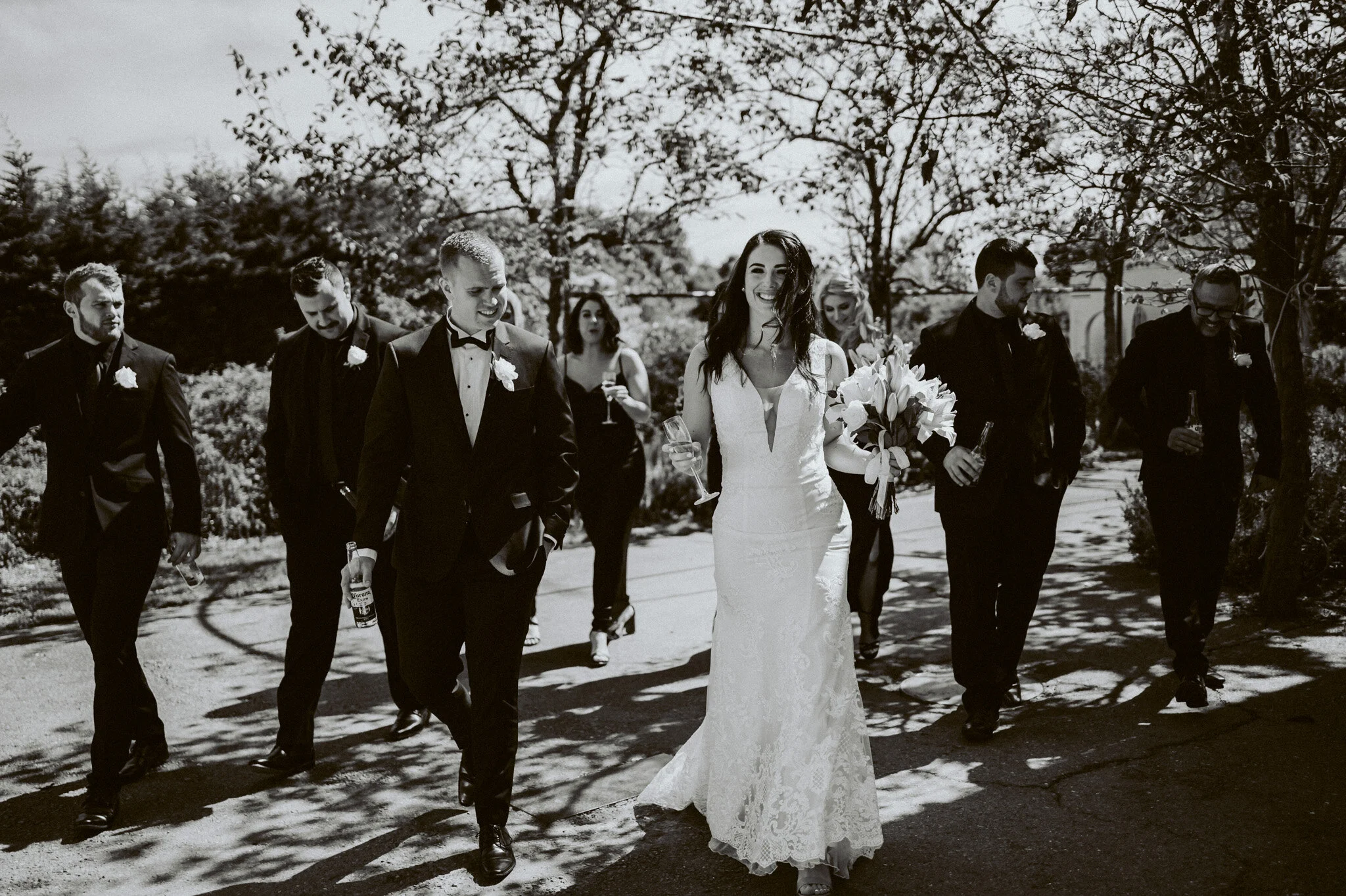 Abby and Sam's wedding at The Milk Station, Wellington