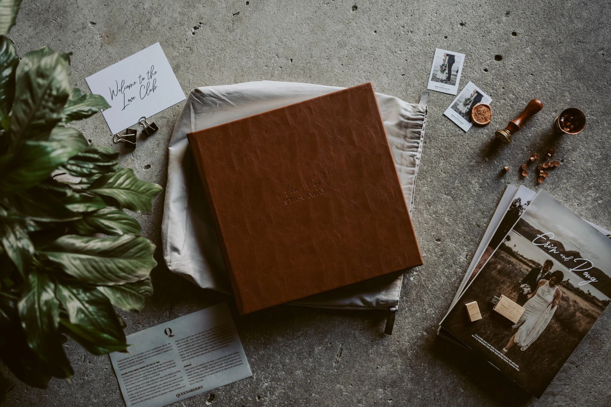 Queensberry Flushmount Fine Art Wedding Albums