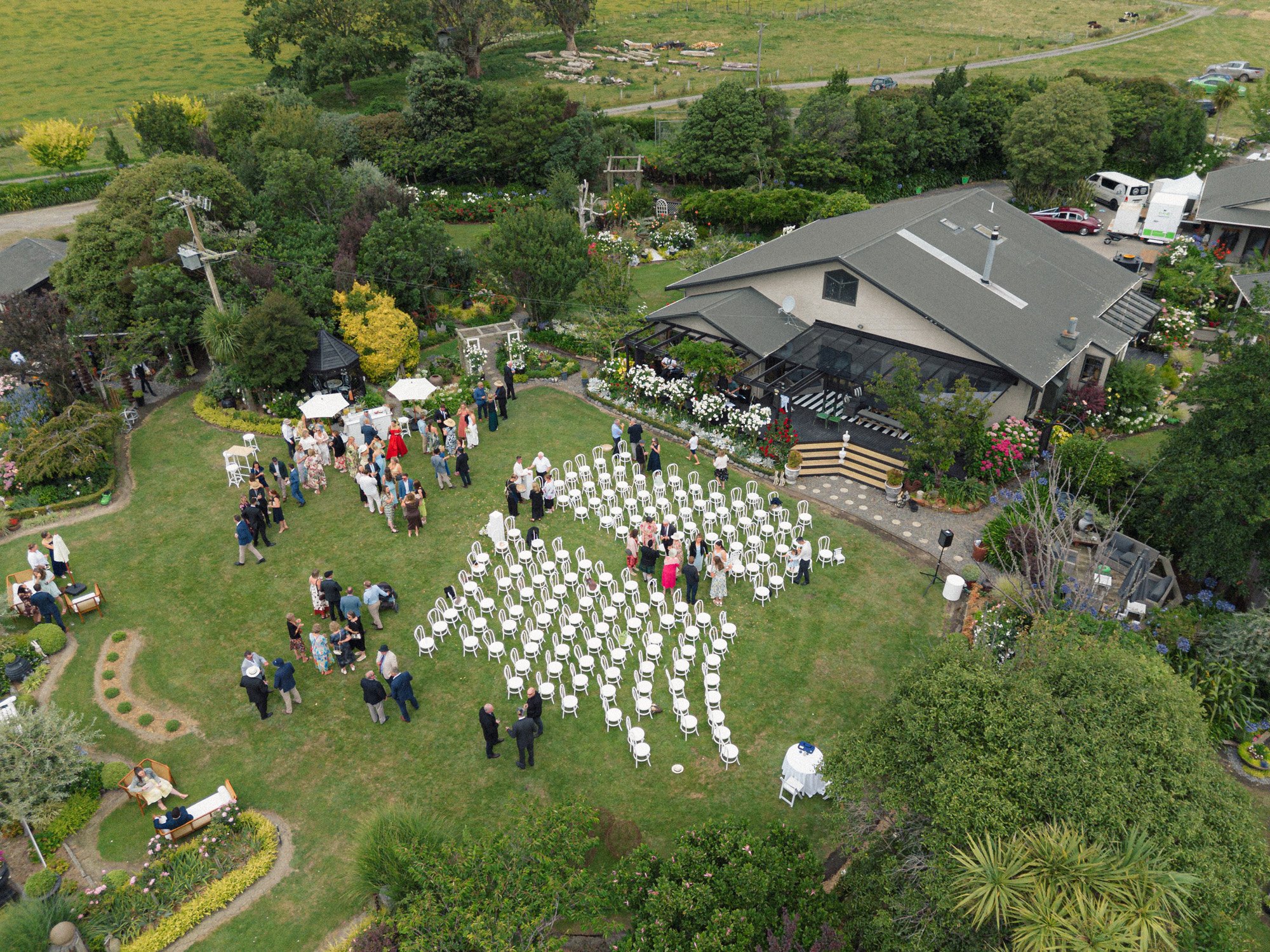 Gabrielle &amp; Rory with a fine innings in Whanganui
