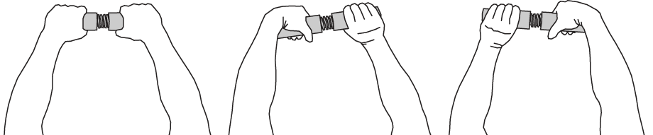 Wringer forearm exerciser. Wring it out. Get a grip. Improve your grip - improve your game.