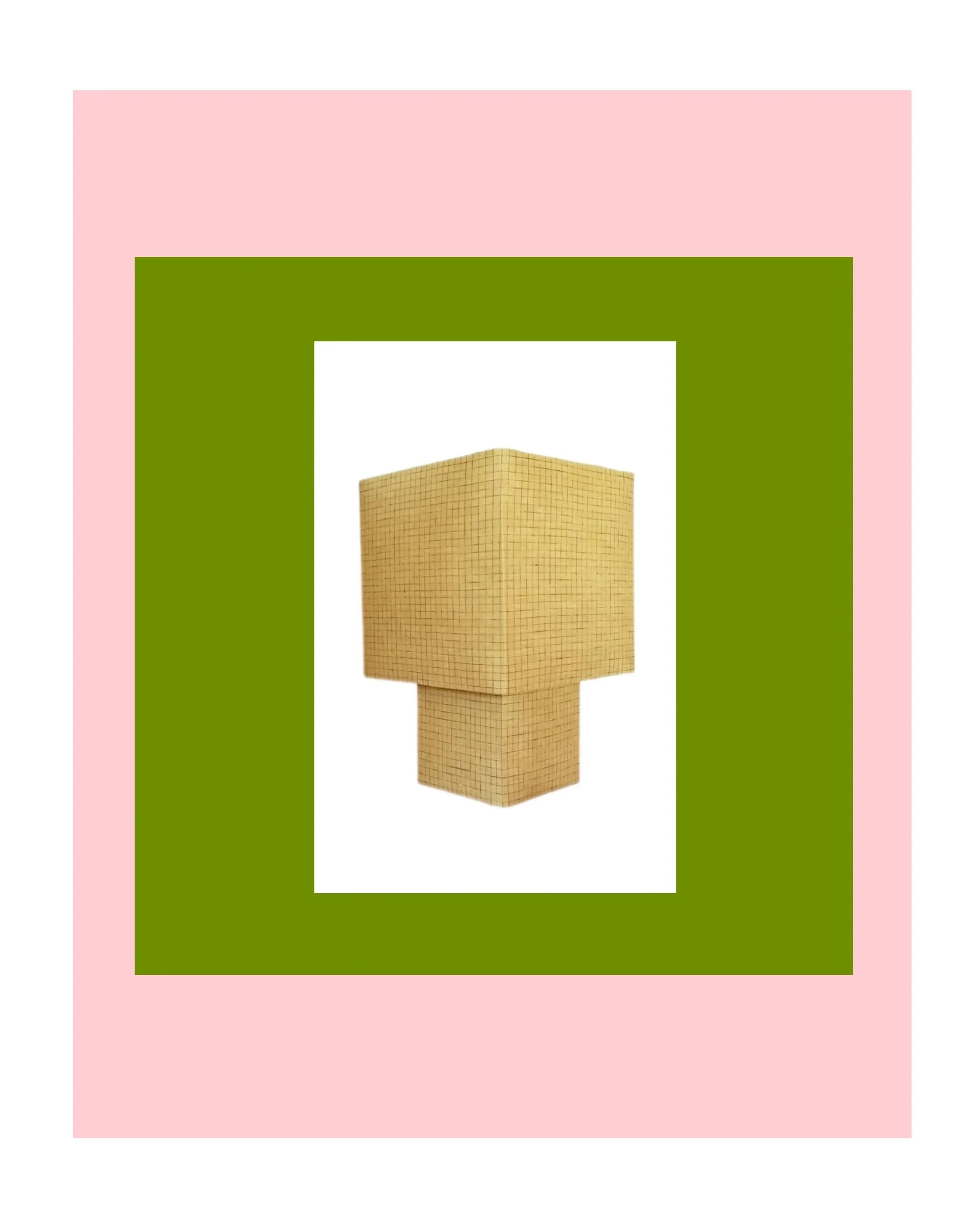  BASE : Linen  SHADE : Linen  40 H x 25 W cm  €450   SOLD    