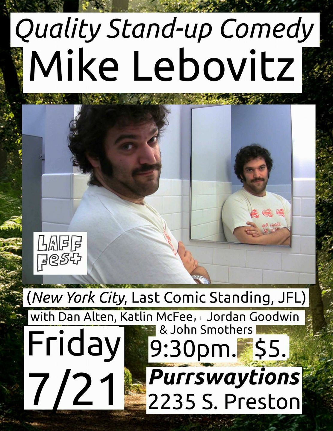 Mike Lebovitz at Purrswaytions in Louisville, KY