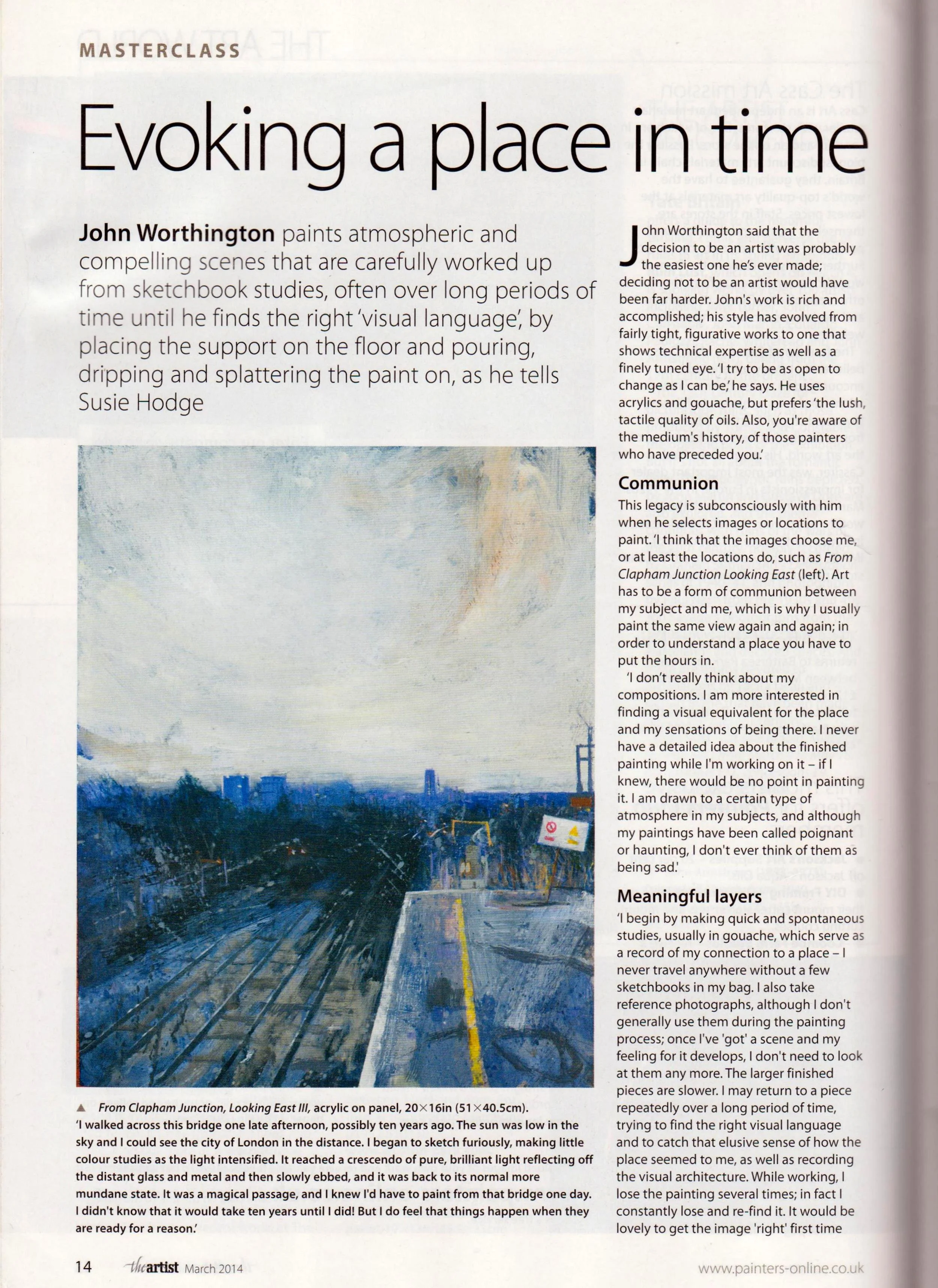 'The Artist' magazine