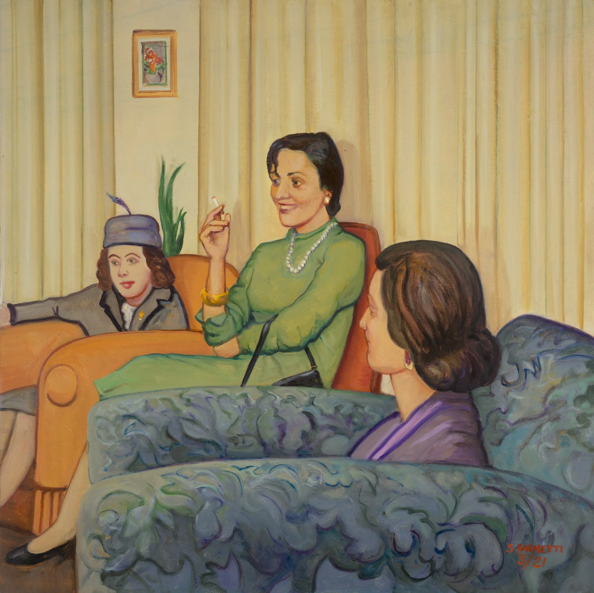 La Mamma fa Salotto (Mother with Friends), 2021. Stefano Farnetti