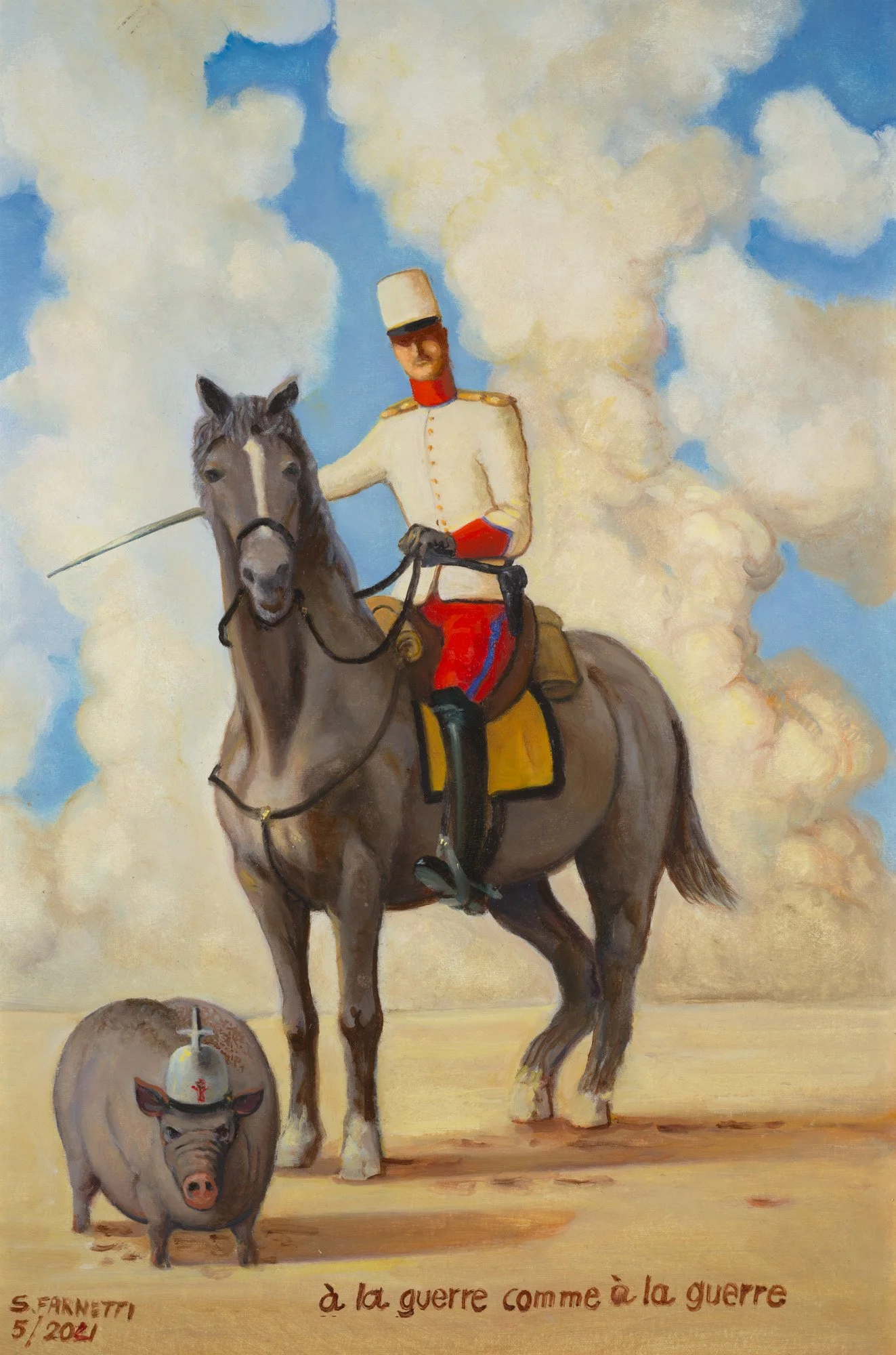 A la Guerre Comme a la Guerre, 2021. Stefano Farnetti