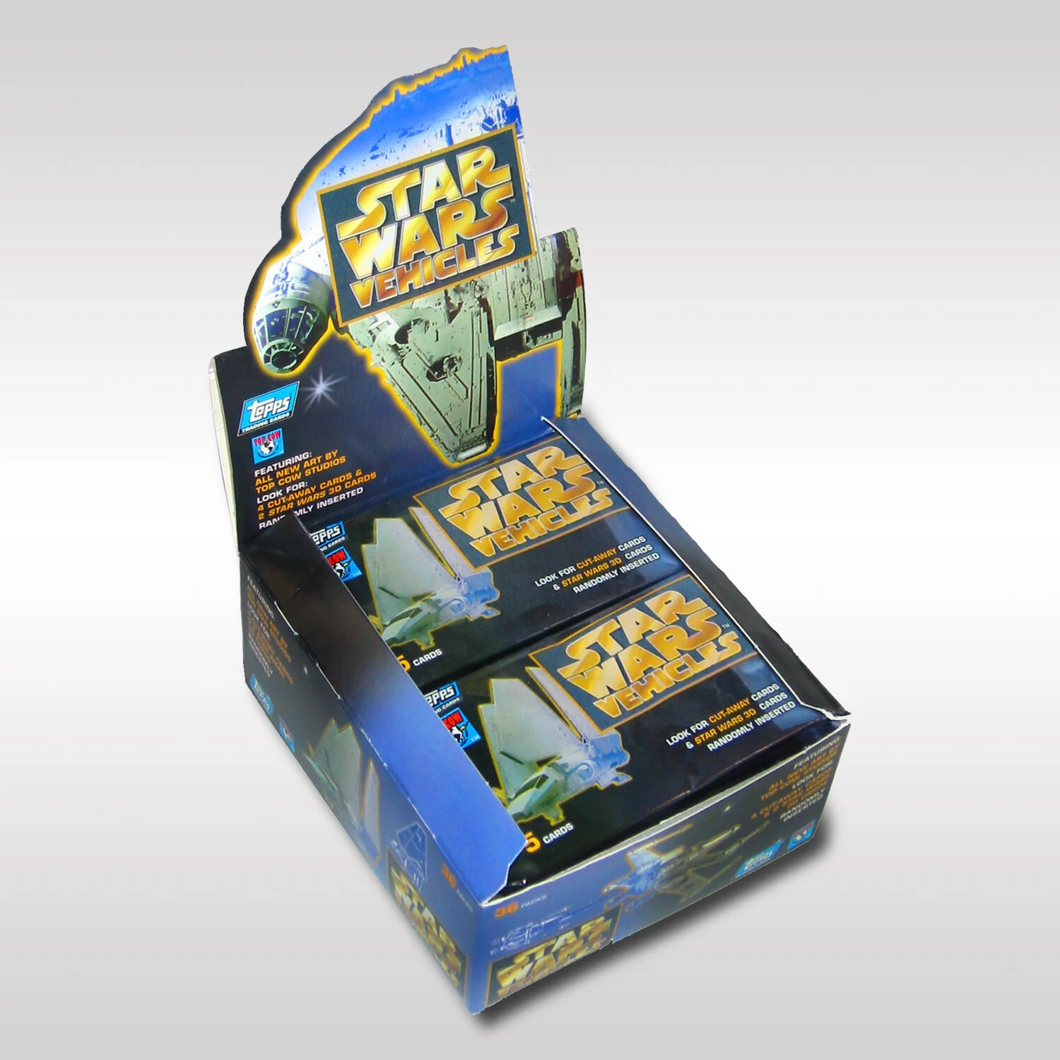 TOPPS “STAR WARS’ TRADING CARDS DISPLAY BOX
