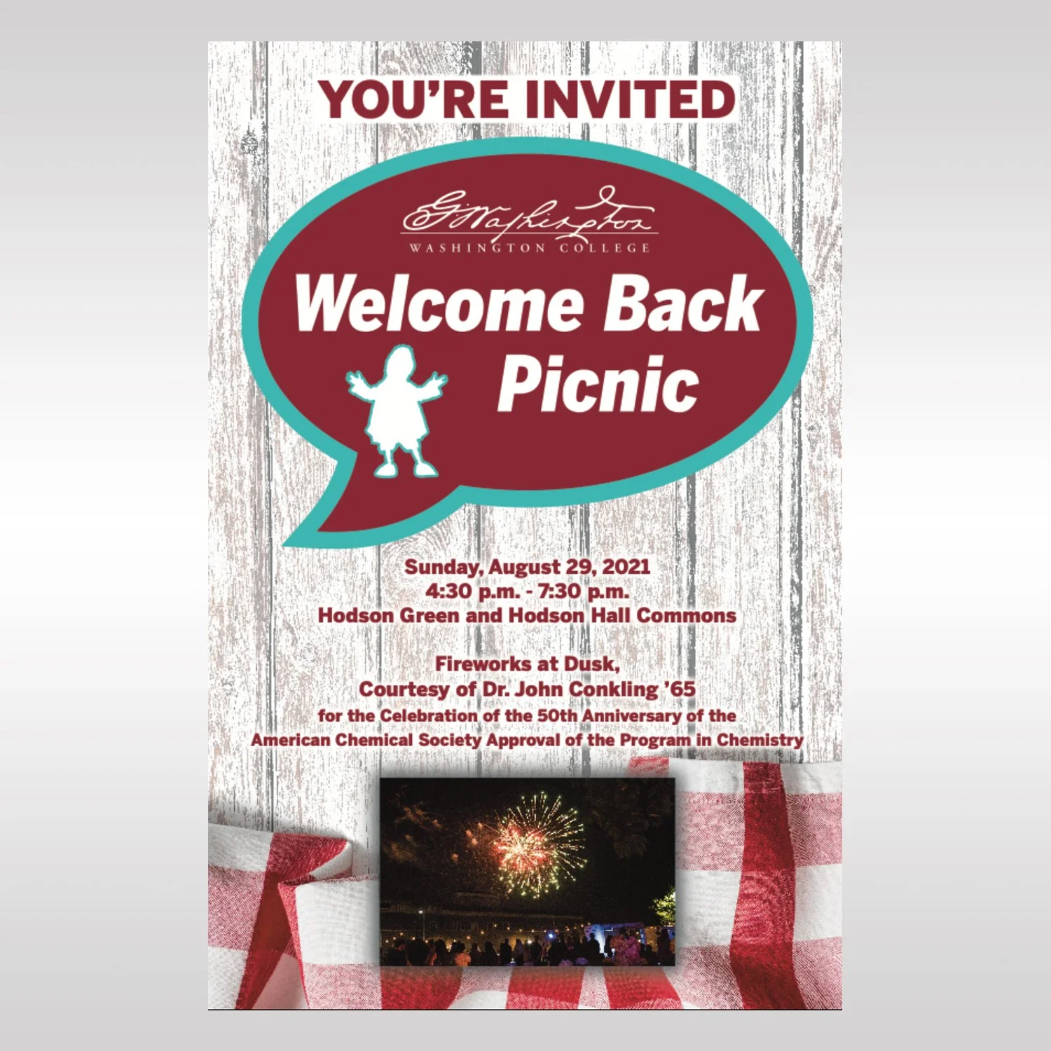 WASHINGTON COLLEGE EVITE