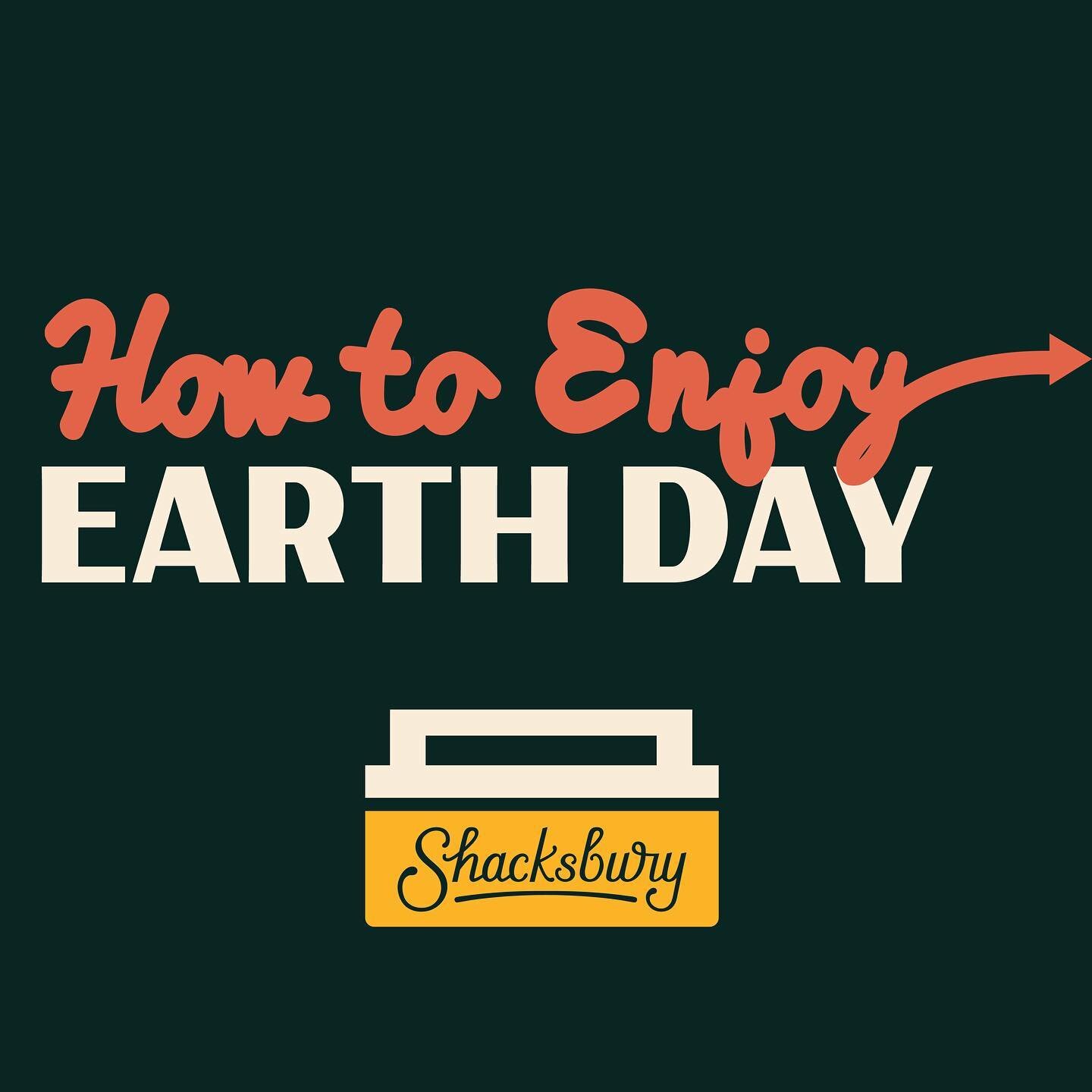 We believe every day is Earth Day, but if you need some help figuring out how to celebrate the planet this year we made you a very detailed step-by-step field guide.

Get your pencils out and swipe for specifics 👉