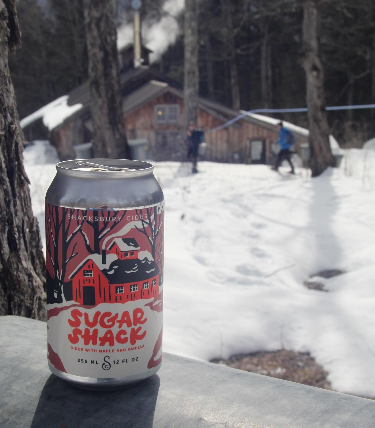 Sugar Shack is back! We&rsquo;re ringing in the #wintersolstice with a new batch of our #maple &amp; #vanilla cider. This #adultdessert in a can is perfect for #holidayfestivities and beyond. 

Now let&rsquo;s hope that #ullr delivers us a new batch 