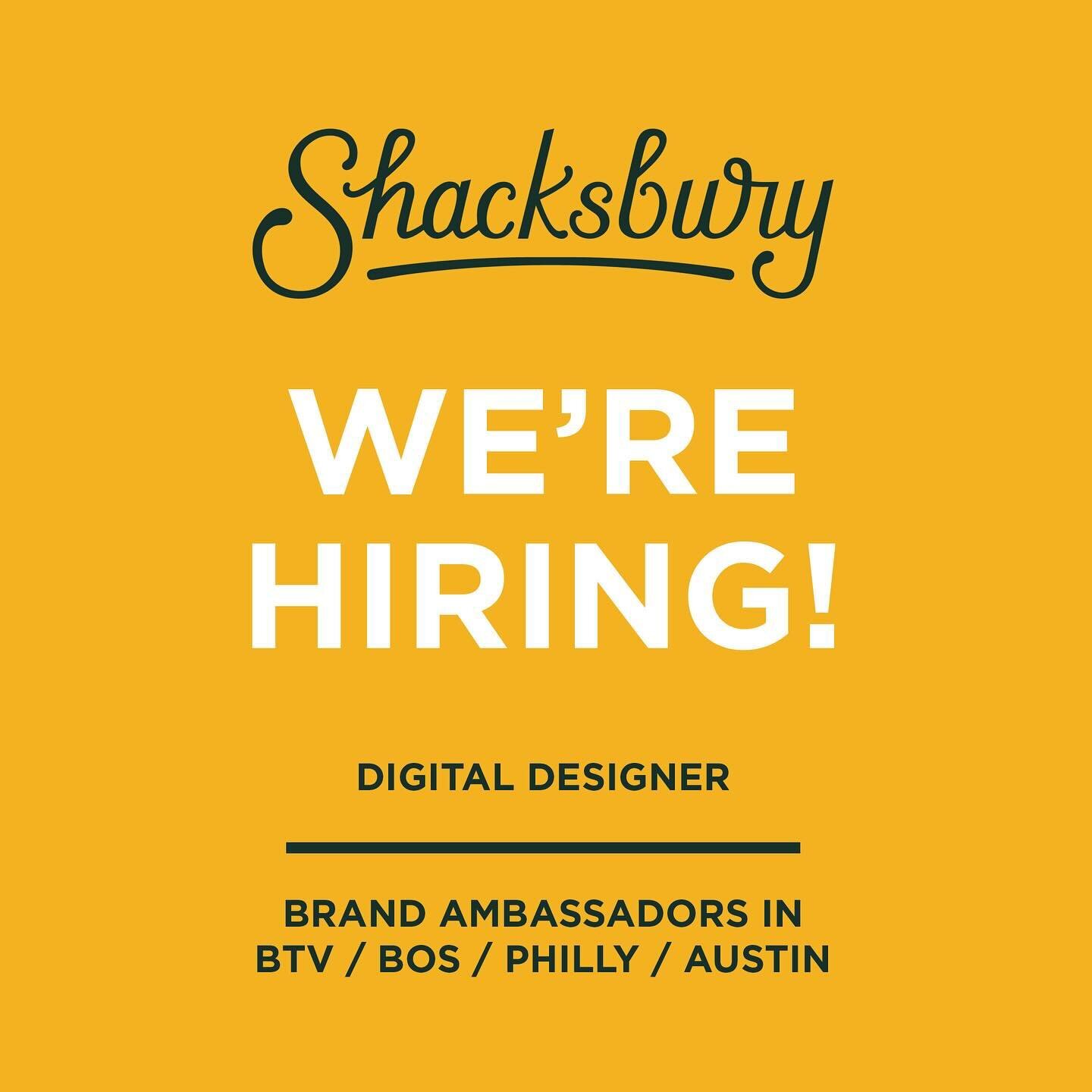 We&rsquo;re hiring! Check out the #linkinbio for details.