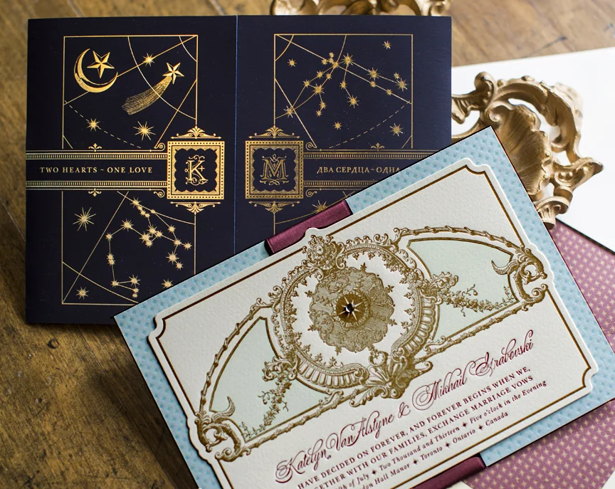 Russian Fairytale Wedding Invitation