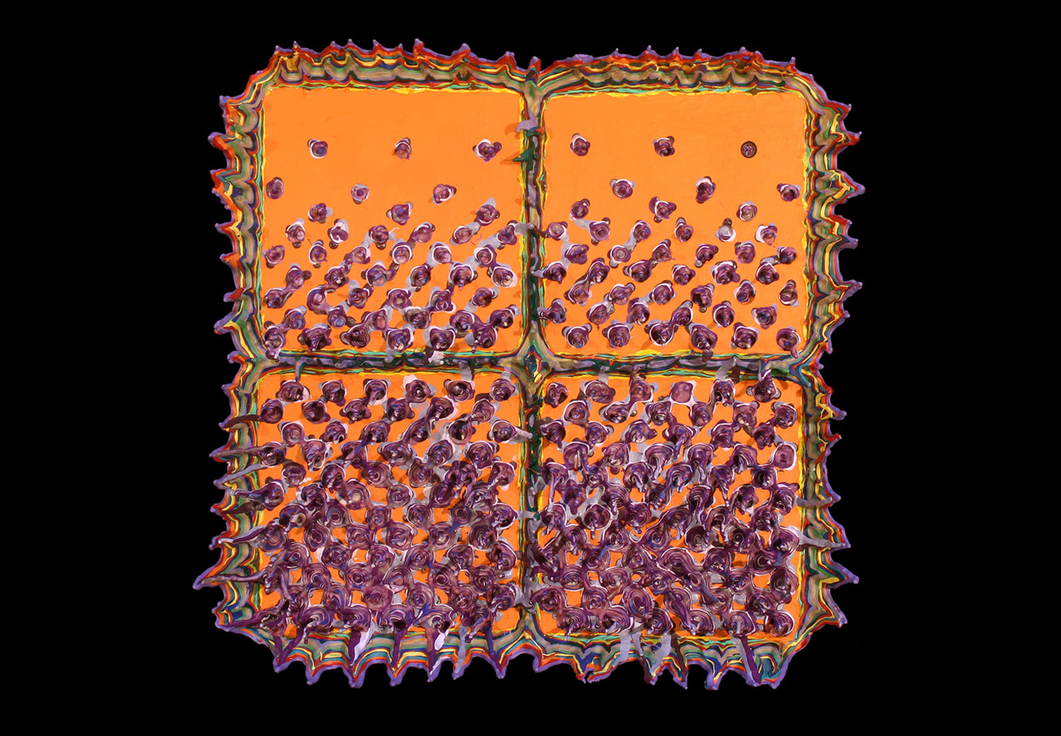 Orange/Violet