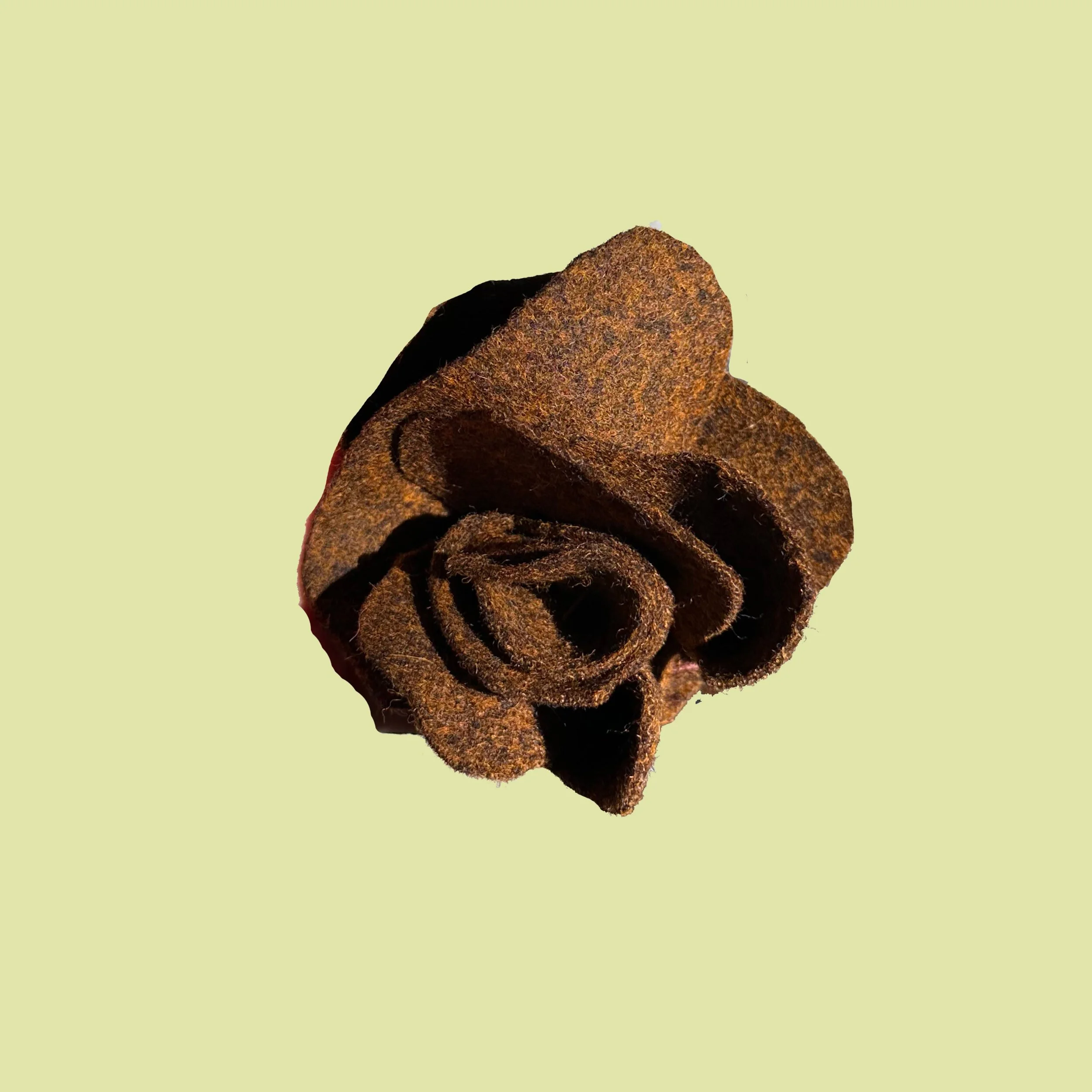 sienna wool rose. shop my new collection of work now! link in bio