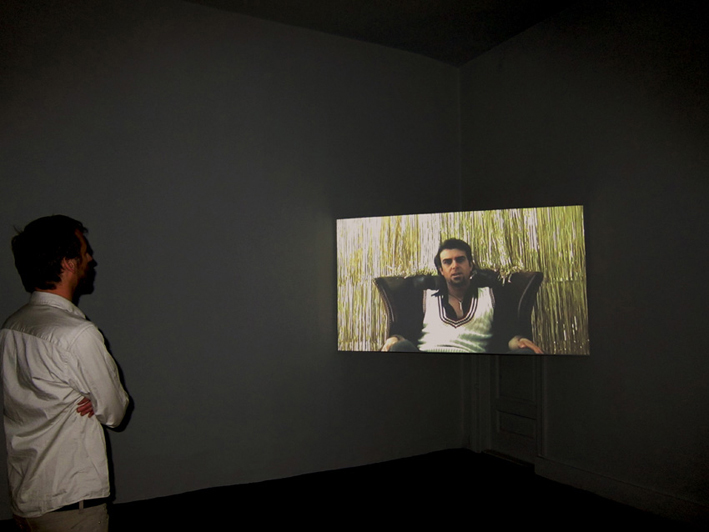  This Show Is My Business, 2008, HD video, 15 min. 50 sec, color, sound, loop. Installation view, CiC, Cairo, Egypt. 