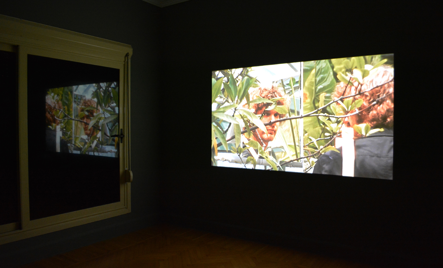  Installation shot, Basim Magdy, Time Laughs Back at You Like a Sunken Ship, 2012, Super 8 film transferred to HD video. 9 min. 31 sec. 