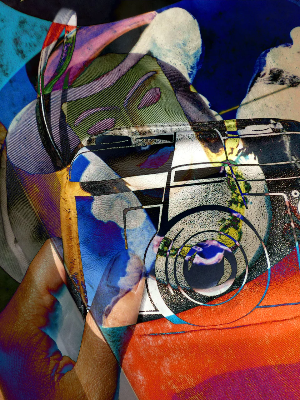 Something always Falls (Camera), Pigmented ink print on rice paper, 80 x 60 cm, 2015.