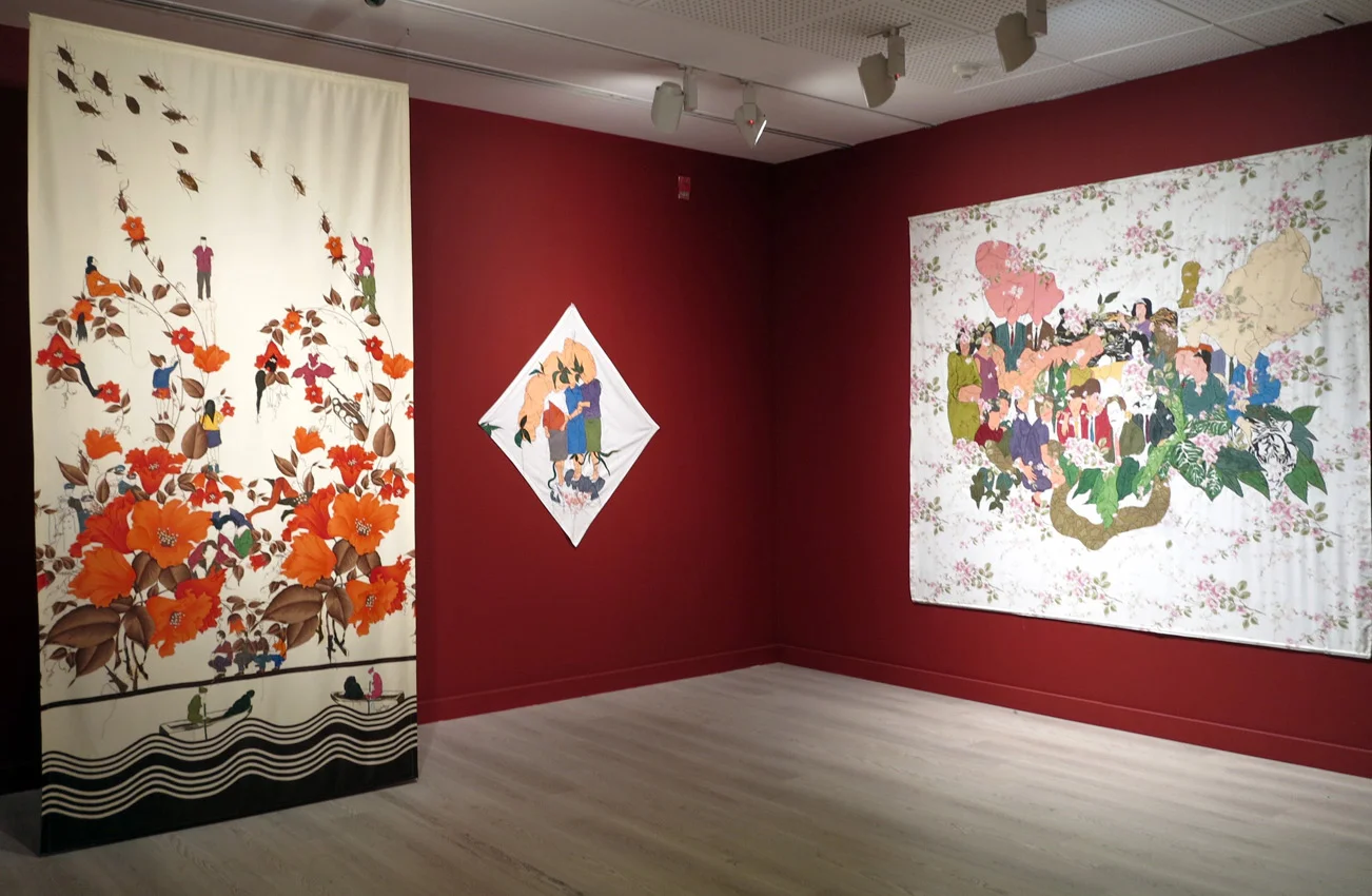Exhibition view from Pera Museum, Series Inverted Home 2017, “a good neighbour” 15th Istanbul Biennial.