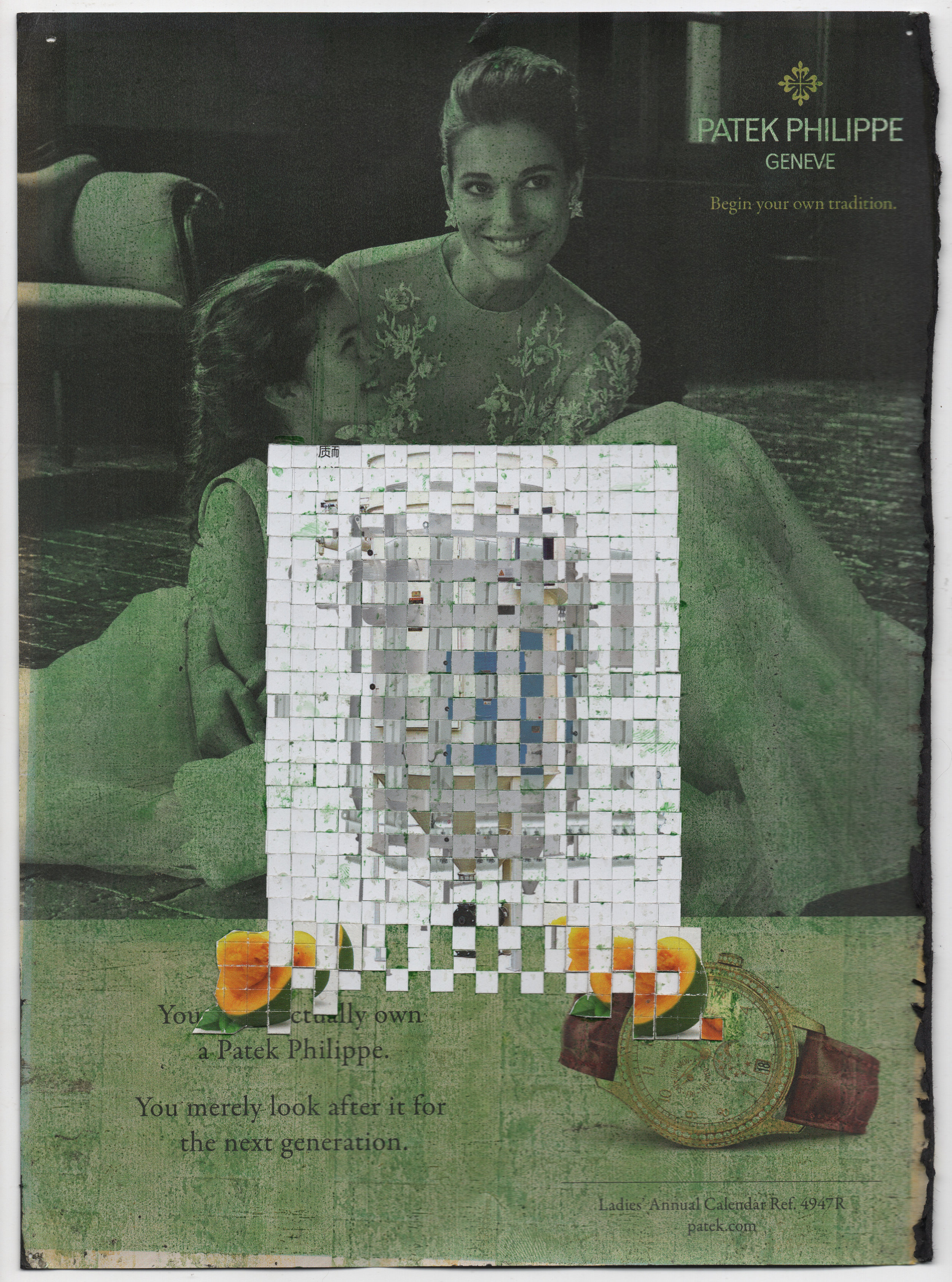 Dust Collectors (TBLM), 2018, Catalog - packaging - inkjet on magazine page, 27.5 x 20.5 cm.