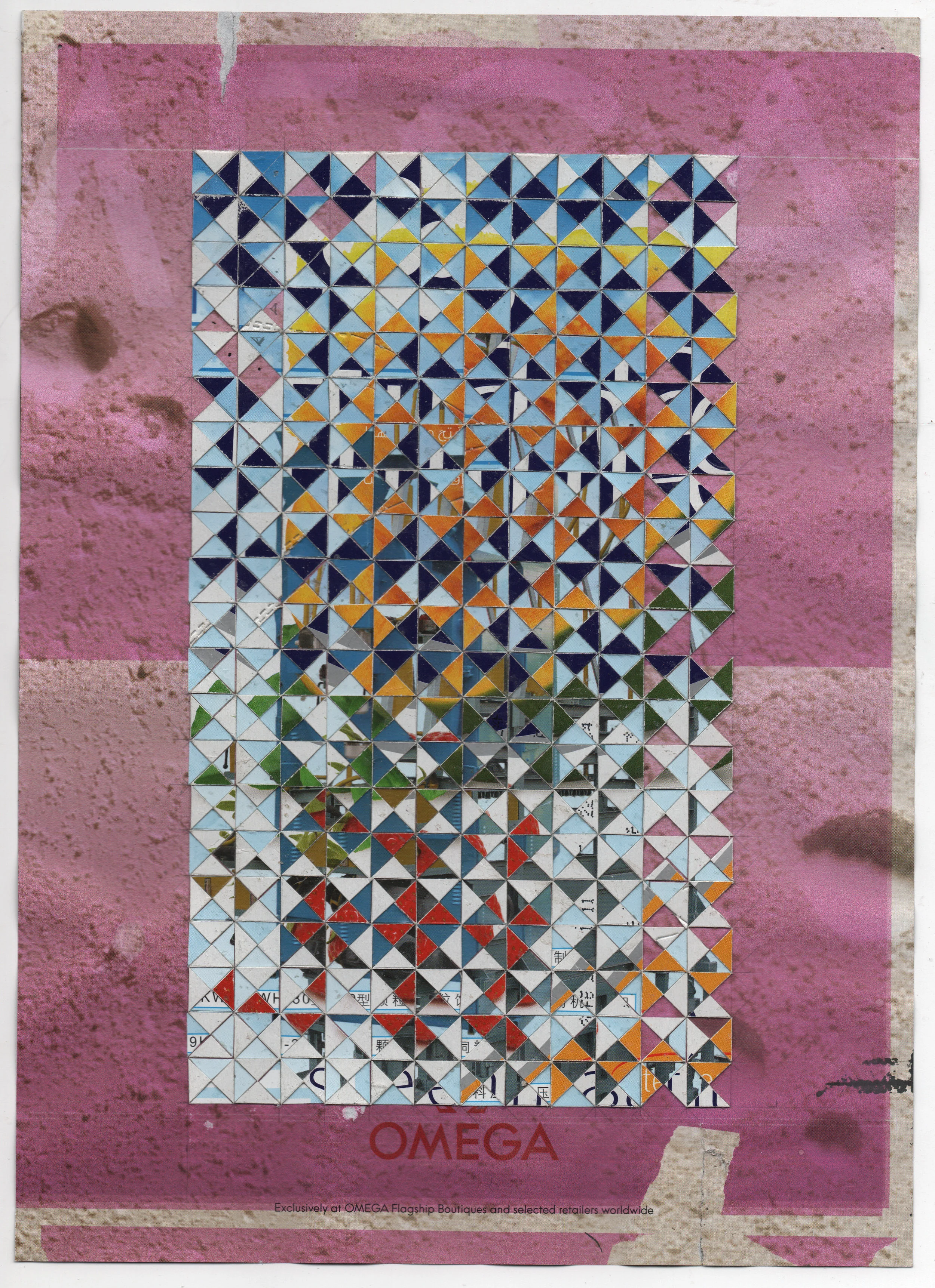 Machines Watches Fruits (SXWT168), 2018, brochure - packaging - inkjet on magazine page, 28 x 20 cm.
