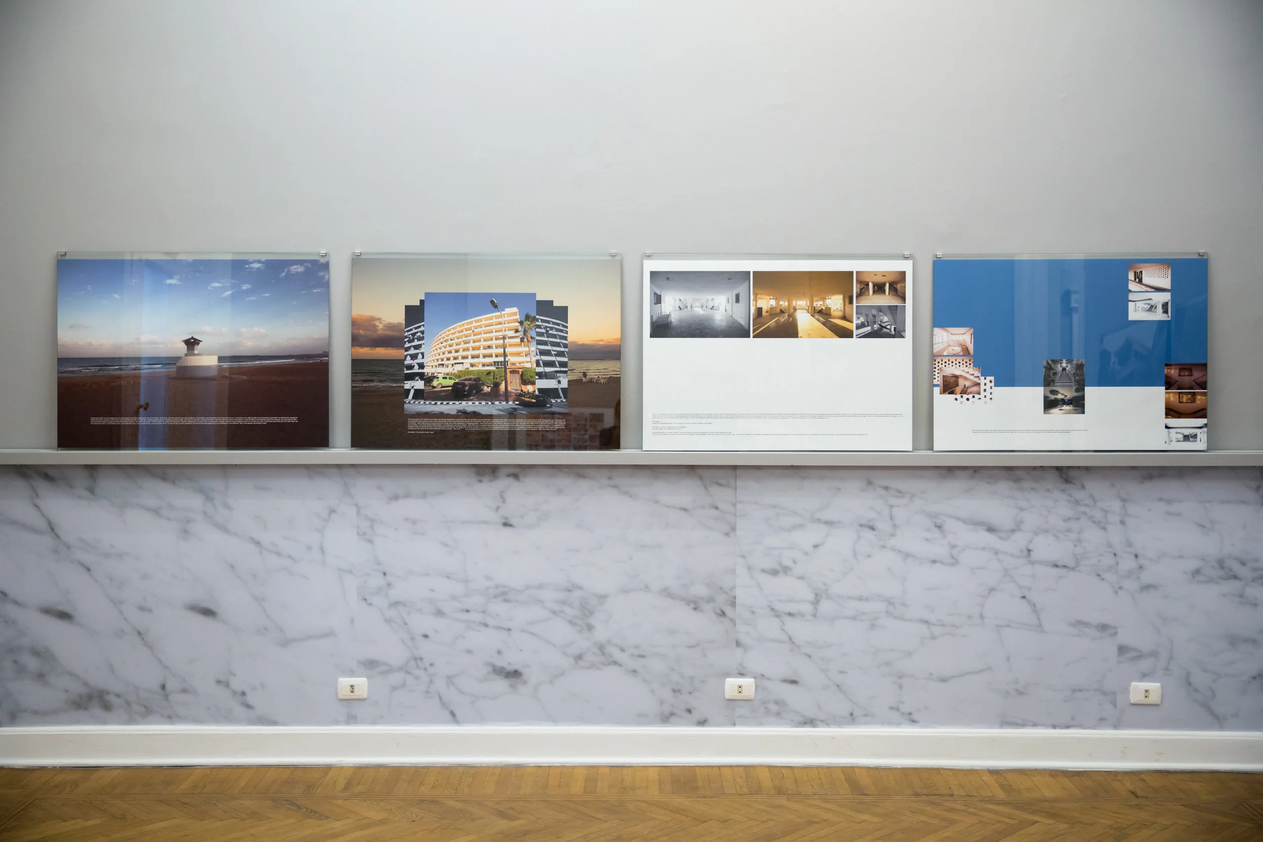 Installation shot of A Rare Glimpse into the Recent Moments When People Lived in a World Turned Upside Down